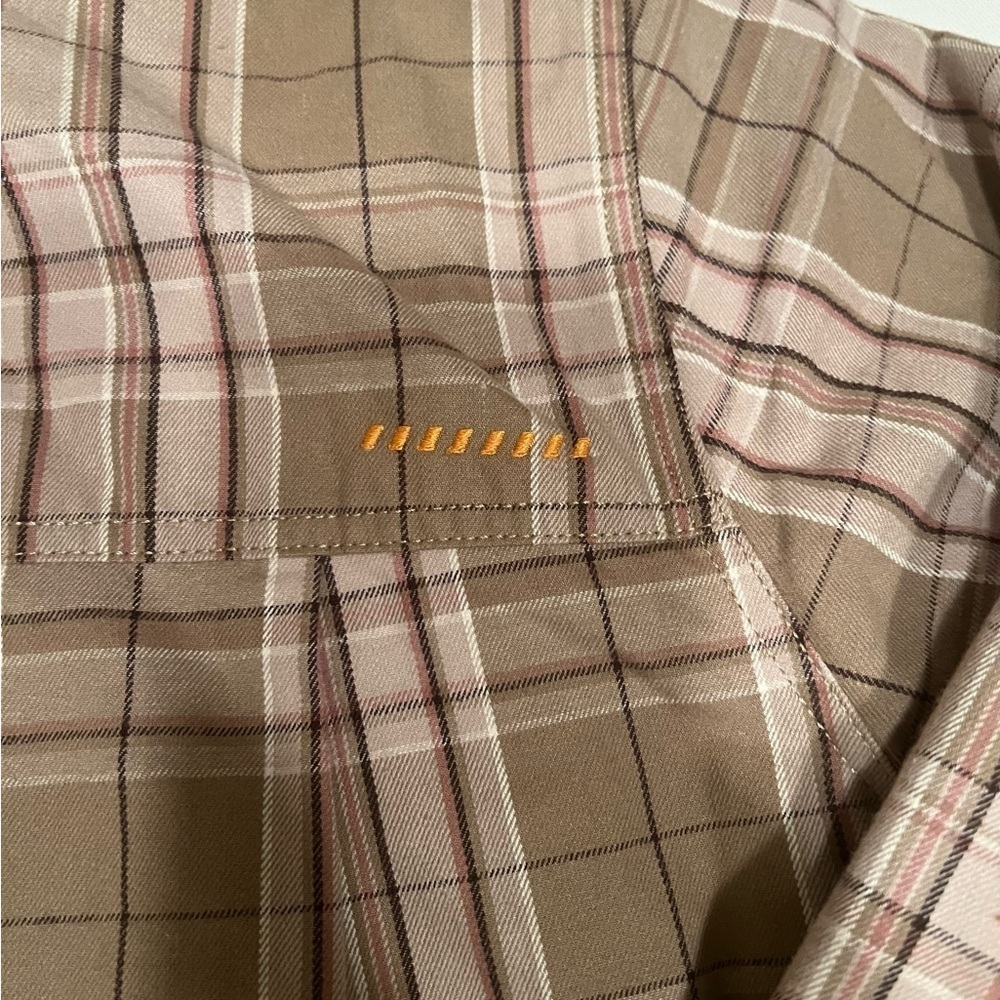 Ariat Rebar Women's Fossil Plaid Size 2XL Quilt Lined Shacket Hoodie MSRP $169 - Picture 9 of 10